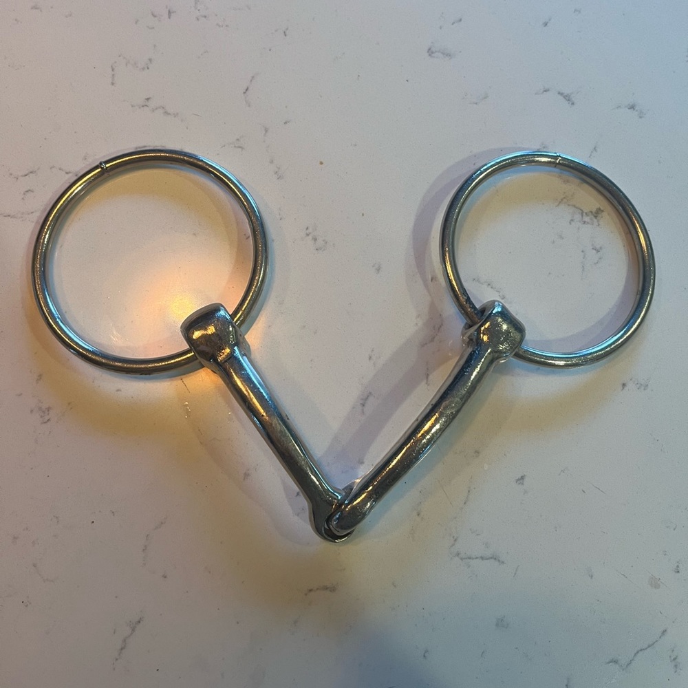 Loose Ring single joint snaffle 6” bit